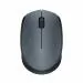 Logitech M170 Wireless Mouse, 2.4 GHz with USB Mini Receiver, Optical Tracking, 12-Months Battery Life, Ambidextrous PC/Mac/Laptop - Black/Grey