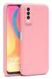 U&E Pink Silicone Back Cover For Vivo Y20G