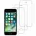 Kite Digital iPhone 7 Plus/iPhone 8 Plus Transparent Tempered Glass Screen Protector with Full Screen Coverage - Except Edges and Easy Installation Kit (Pack of 3)