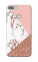 Tweakymod Printed Glitter Marble Back Cover for HONOR 9 LITE