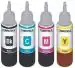 ANG Ink for HP 2622 Multi-Function Wireless Printer 100 ML Each Bottles Tri-Color Ink Cartridge