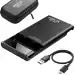 Pibox India 2.5 inch Hard Drive Enclosure Type C, 6Gbps USB 3.1 to SATA III Tool-Free External Hard Drive Enclosure for 7mm/9.5mm 2.5