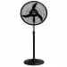 Summercool Candy 400mm Sweep size Pedestal Fan | High Speed 3 blade Pedestal Fan | Farrata | Stand fan | Energy Saving | Telescopic Height With Adjustable Stand and Powerful Copper Motor 3 speed | Low Noise | Smooth Functioning | Colour (Black)