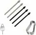 Tab S8 Pen Replacement Tips Nibs Parts for Samsung Galaxy Tab S8, S8+ ,Tab S7 , S7 FE Verison Stylus S Pen Replacement Tips/Nibs + Eject Pin (Black) ELV