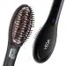 Vega VHSB-03 Ceramic X-Star Hair Straightening Brush With Thermo Protect Technology And Adjustable Temperature Settings, Black