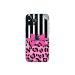 GADGETSWRAP Printed Vinyl Skin Sticker for Apple iPhone 12 - Pink Cheetah Bow