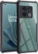 XOVO Back Cover for OnePlus 10T 5G (Transparent, Dual Protection, Pack of 1)