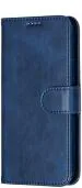 COVERBLACK Artificial Leather::Rubber Flip Cover Compatible model for Vivo V17/ Vivo 1919 - Blue