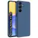 Fashionury Back Cover Case for Samsung Galaxy A15 5G | Matte Soft Silicon Flexible | Camera Bump Protection | All Side Shock Proof Rubberised Back Case Cover for Samsung A15 5G (Blue)