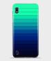 BHAI COVER Samsung Galaxy A10 Blue and Green Polycarbonate Funky Palette Stylish Designer 3D Printed Mobile Phone Back Cover