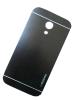 Defender Black Aluminium Back Case Cover For Motorola Moto G2, 2Nd Gen