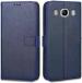 Clickaway Blue Leather Back Case Cover For Samsung Galaxy J7