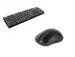 BLUE FEATHER Wireless keyboard mouse combo (Pack Of 2 _ Black)