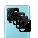 Kite Digital [Pack of 3] Vivo V25 Pro [Black] Back Camera Lens Protector Tempered Glass - Full Camera Coverage with Easy Installation Kit