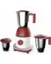 Lazer Diva Max 3 Jars 750W Mixer Grinder, White with Wine Red