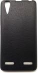Vakibo Lenovo A6000, Lenovo A6000 Plus Black Rubber, Silicon Grip Case Back Cover