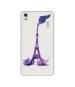 Casotec Eiffel Tower Shape Design Printed Silicon Soft TPU Back Case Cover for Lenovo K3 Note / A7000