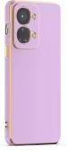 CASEKOO OnePlus Nord 2T 5G Purple and Gold Thermoplastic Polyurethane Flexible Mobile Back Cover