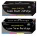 Print Star 101 Black Toner Cartridge Comaptible for Samsung 101 Toner/Mlt-d101s - Pack of 2 Single Color Toner (Black)