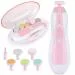 QONETIC Baby Nail Trimmer Safe Electric Nail Clippers Kit for Newborn Infant Toddler Kids Toes and Fingernails Care, Polish and Trim