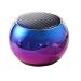 National Sunstar Mini Boost 4 Colorful Wireless Bluetooth Speakers Mini Electroplating Round Steel Speaker (multicolour)