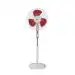 Onix Enthusing Generations 400 Mm 3 Blade Pedestal Fan, White, Red