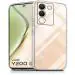 Fastship Rubber silicone Back Cover for Vivo Y200 5G - Transparent