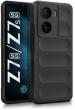 MOZETTE Back Cover for iQOO Z7 5G, Z7s 5G (Black, Dual Protection, Silicon, Pack of 1)