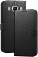 Clickaway Black Faux Leather Back Case Cover For Samsung Galaxy On8