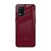Qrioh Classic Burgundy Glass Case for Realme 8 5G