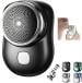 Tlismi Men's Portable Electric Shaver Usb Rechargeable Professional Waterproof One Button Switch Portable Mini Shaver Razor Pocket Size Washable Beard Trimmer for Travelling, Home, Car, Outdoor, Business(Multicolor)