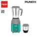PRIDE Punch 550W Mixer Grinder with 2 Jars, Green & Grey | 1 Year Warranty |