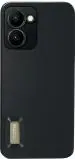 AIBEX Back Cover for Realme C33 | Luxury Electroplating TPU|CD Pattern (Black, Flexible, Pack of: 1)
