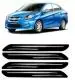 Gee Cee Black Pvc Car Bumper Protector Guard For Honda Amaze (Set Of 4)
