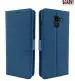 SCARDY SAMSUNG GALAXY J6 BACK COVER / LEATHER FLIP COVER / BLUE COLOR