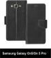 Sbms Samsung Galaxy On5, Samsung Galaxy On5 Pro Black Artificial Leather Shock Proof Flip Cover