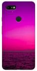 MobiEra Google Pixel 3XL Magenta Sea Wallpaper Plastic Designer Printed Hard Case Cover