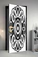 Qth Line Art Dor-1005 Design Door Sticker