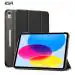ESR Front & Back Case for iPad 10th Generation Cover, Auto Sleep and Wake, Trifold Stand, Lightweight (Black, Hard Case)