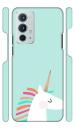YAPZONE White Cute Unicorn |Designer Printed Hard Back Cover for Oneplus 9RT 5G Premium & Attractive Case for Your Smartphone
