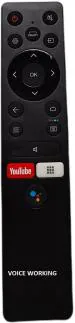 ANM Bluetooth Remote compatible for Amstrad TV ANdroid AMSTRAD - Voice command working, VERIFICATION ON customer care Remote Controller (Black)