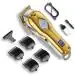 NOVA Professional Cordless NHT 1069 Full Metal Hair Clipper Trimmer 240 min Runtime 5 Length Settings  (Gold)