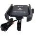 Bobo Bm1 Black Waterproof Jaw-Grip Motorcycle Mobile Phone Holder Mount With Fast Usb 3.0 Charger
