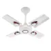 UNICORN Mini Bolt 600 mm/24 inch High Speed Ceiling fan | BEE Star Rated, Noiseless & Anti Dust | Small Fan for Kitchen, Balcony & Room, 1+1 Year Warranty | IVORY | Pack of 1