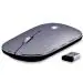 iBall Palmz 2.4 GHz Wireless + BT Mouse Silent Clicks with Mini Receiver for PC/Mac/Laptop - Grey