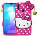 Mintak Vivo Y15 Pink and White silicon Scratch Resistant Mobile Back Cover
