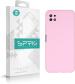 Sprig Liquid Silicone Rose Pink Back Cover For Samsung Galaxy A22 5G, Galaxy A22 5G