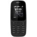 Nokia 105, Dual SIM, Black, Feature Phone