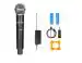 SPEHUB HY-58 Wireless Mic, Microphone, UHF Karaoke Dynamic mic with Type C Rechargeable Receiver & Hand Mike System 6.35mm Jack, 30-50 Meter Cordless Range (Single Microphone)
