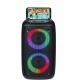Zoook Twin Blaster Bluetooth Party Speaker 20 watts Karaoke /2X3 inch Driver/USB/TF/AUX/HandsFree/Mic Input/RGB lights/2400 Mah Battery/FM/Bluetooth 5.0/Top Control Panel - Black